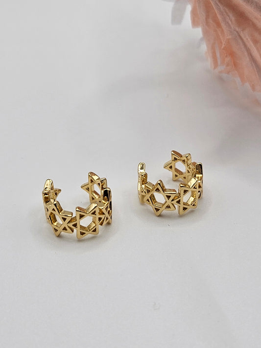 Earcuff golden star design - Fui Fuiu Jewelry