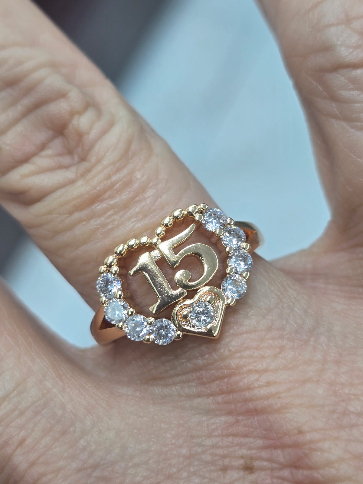 15's ring anillo quinceañera 15 - Fui Fuiu Jewelry